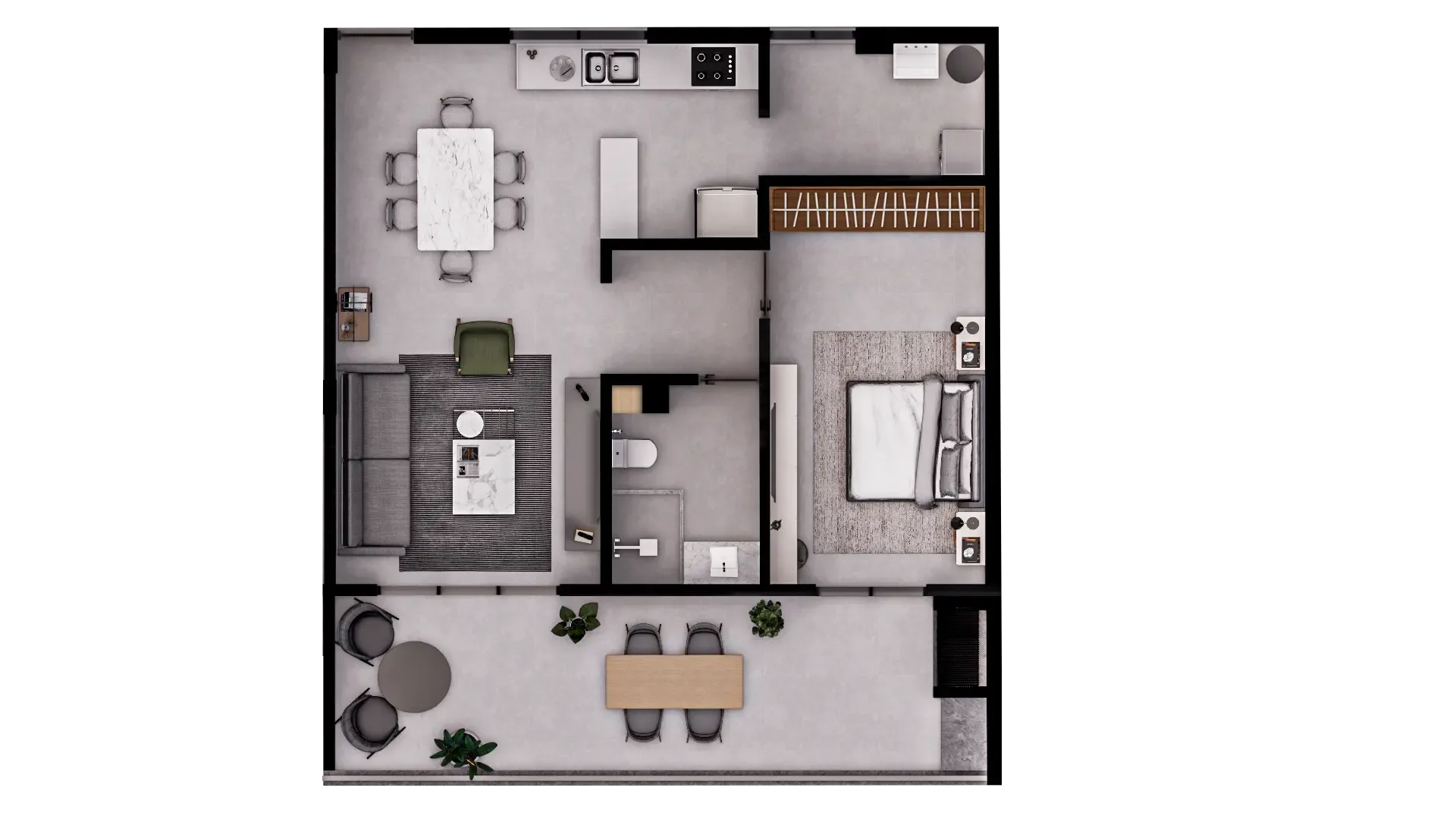 departamento Tipo 1D